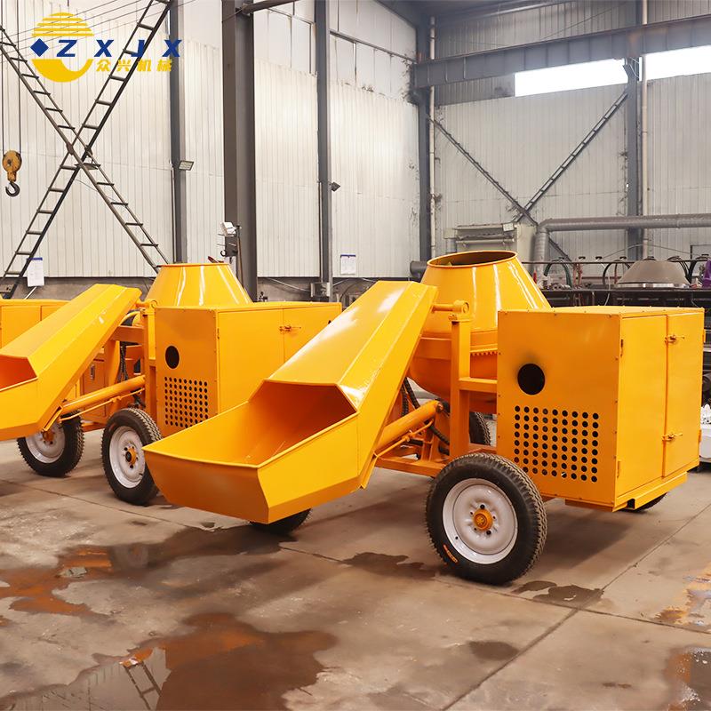 柴油搅拌机立式小滚筒搅拌机小型移动混凝土搅拌机350L水泥搅拌机