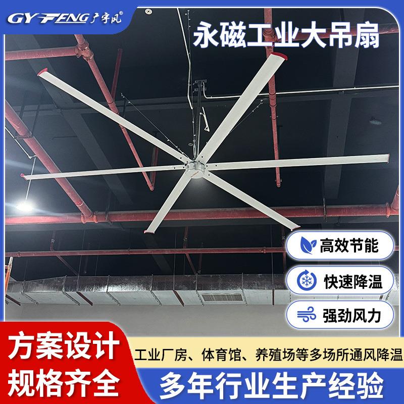 大型工业大吊扇工厂车间仓库通风散热大风扇厂房工业大吊扇7米3