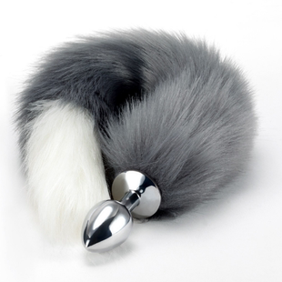 小狗尾巴男女用cosplay玩具可爱狐狸尾巴塞新手道具