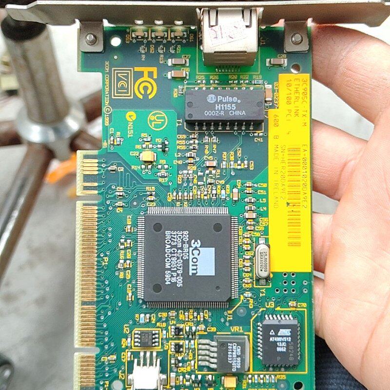 议价3Com 3C905C-TX-M百兆网卡PCI接口件可维修