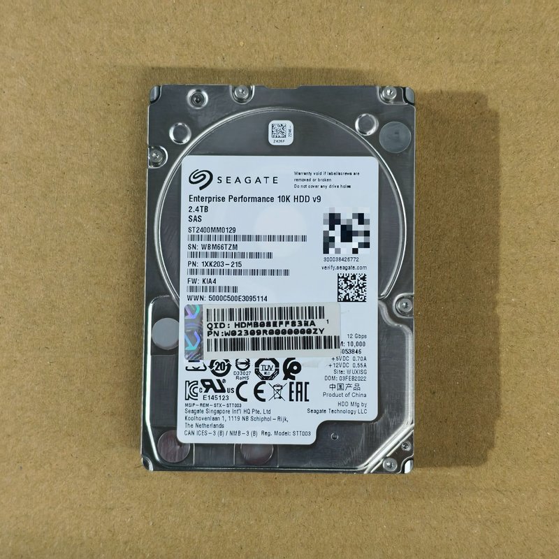 议价Seagate 2.4TB 10K SAS 2.5寸企业级硬可维修