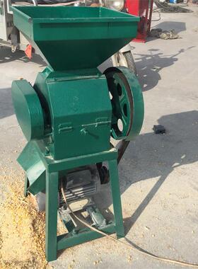 豆黄燕麦挤扁机 挤对辊粮食机 玉米扁高梁VZF破碎机