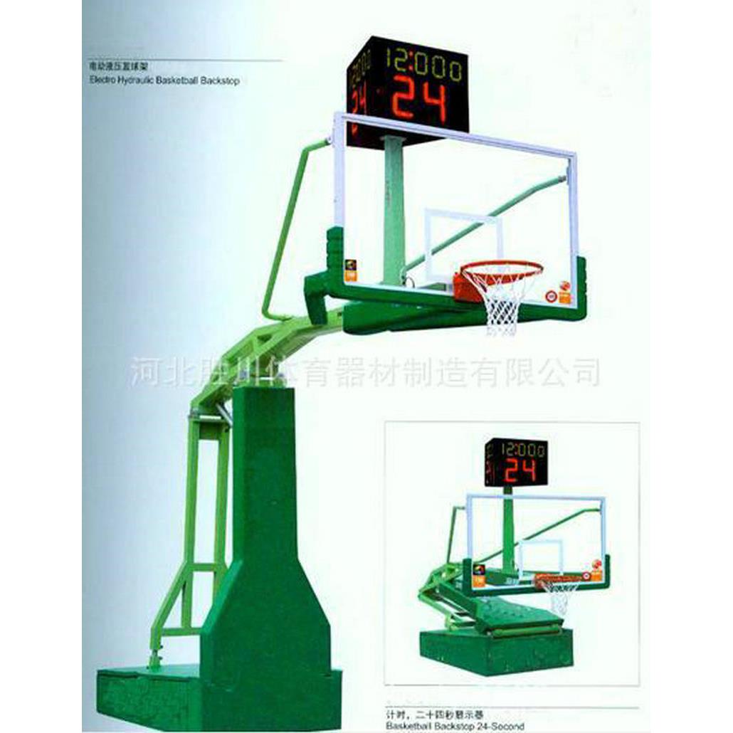 供应电动液篮球架 篮压球架 销售篮架电动sc-002液压  篮球球架价