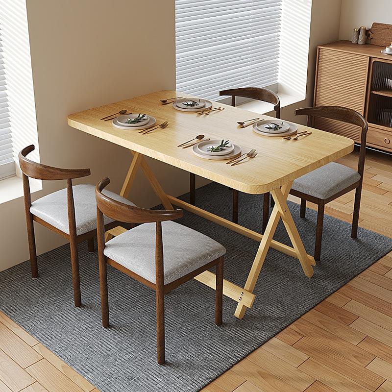 木折叠户桌子简易餐桌家用木折质可叠桌外摆摊便Ymy3-82携式阳台