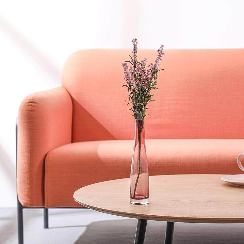 发北欧简约布网红沙椅小户型S008客厅艺家用单人轻奢双人洽谈会客