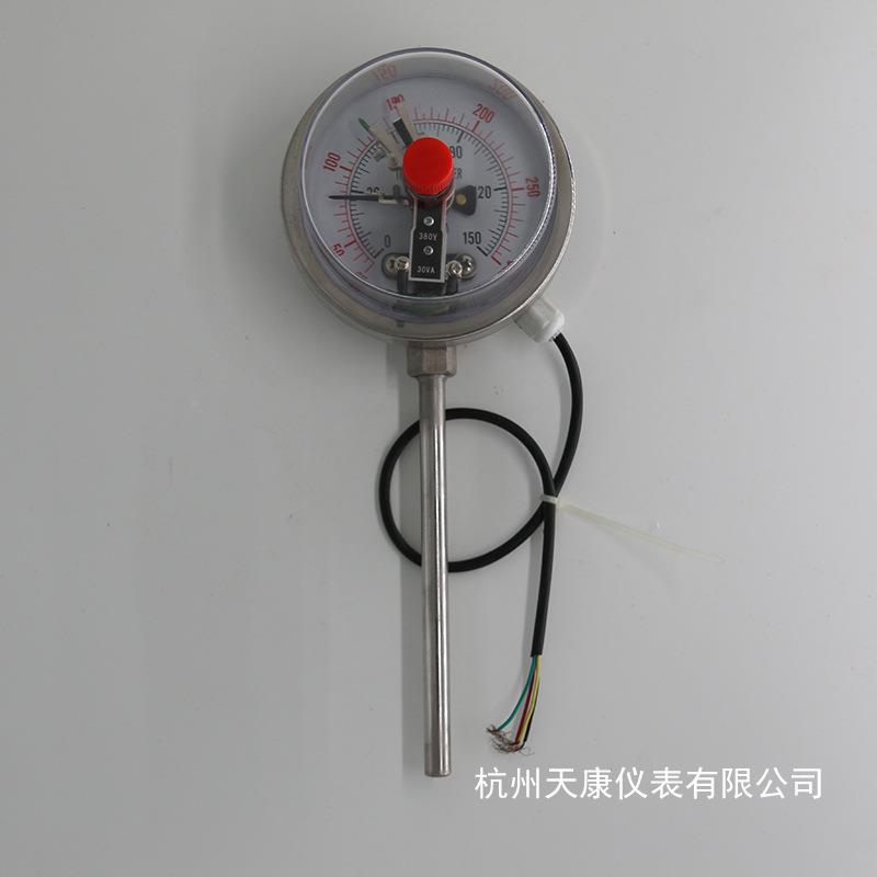 厂家直销电接温度s计锈WSS-581钢工业级不温度仪表双金属点温度计