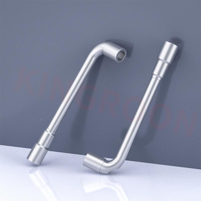 镀铬L型套筒扳ED/MK手8喷嘴套筒迷手扳双头穿孔 烟你B0112斗扳手