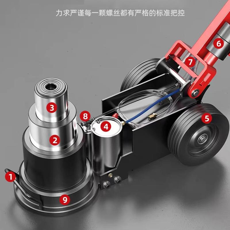 卧式压千气动千斤顶液80吨油压货车重国标30吨型汽便携式液压车斤