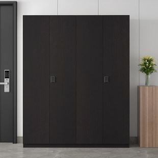 鞋柜收纳a柜一体靠墙带密码锁室外过道电梯口实木柜子门外走廊鞋