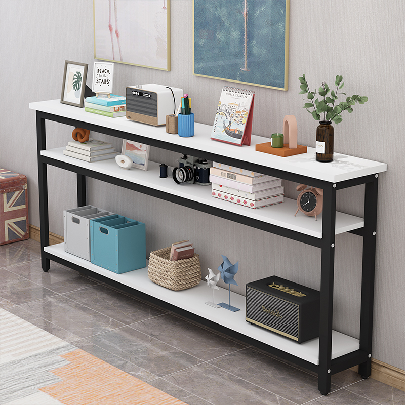 定制沙发后多层置物架20/25xcm宽长条架床边置物架床尾多层收纳架