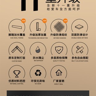 95c脚垫 85c 适用九号Q5脚垫电动车n改装 配件专用脚踏垫九号q580c