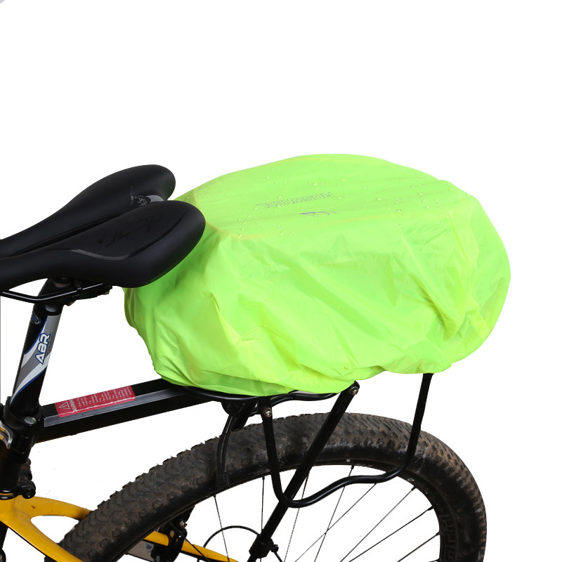 乐炫自行车后座包防雨罩 山地车驮包防雨P罩 后货架防雨罩