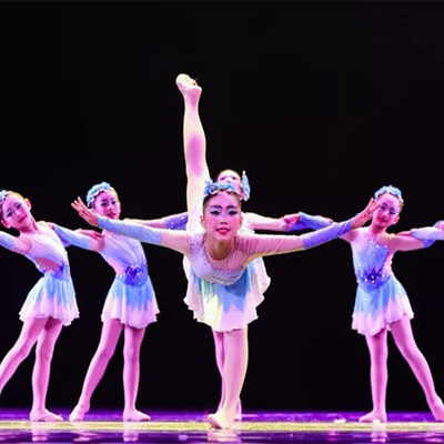 第十届小荷风采i冰上花枝俏女童舞蹈演出服儿童校园艺术团健美操