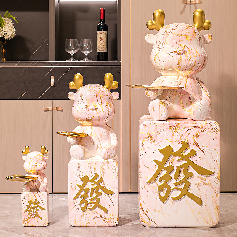 2024龙年存钱罐只进不出客厅落地摆件I大号家用装饰储蓄罐可存可