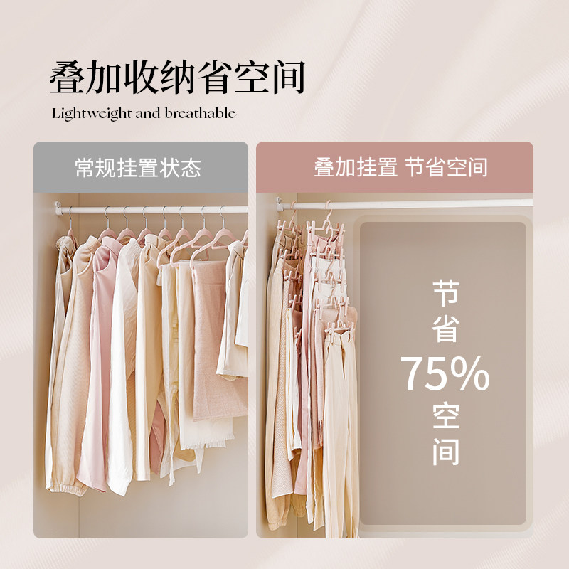 裤架裤夹家用挂裤子专用衣架v收纳神器儿童jk裙子衣柜内置无痕夹,收纳整理,裤/裙架,淘宝优惠券,粉丝福利购,淘宝优惠卷