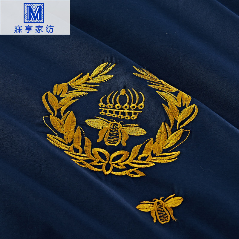 四件套全棉纯棉床上用品 英伦学院风儿童三件套欧美1.8Zm床笠双人