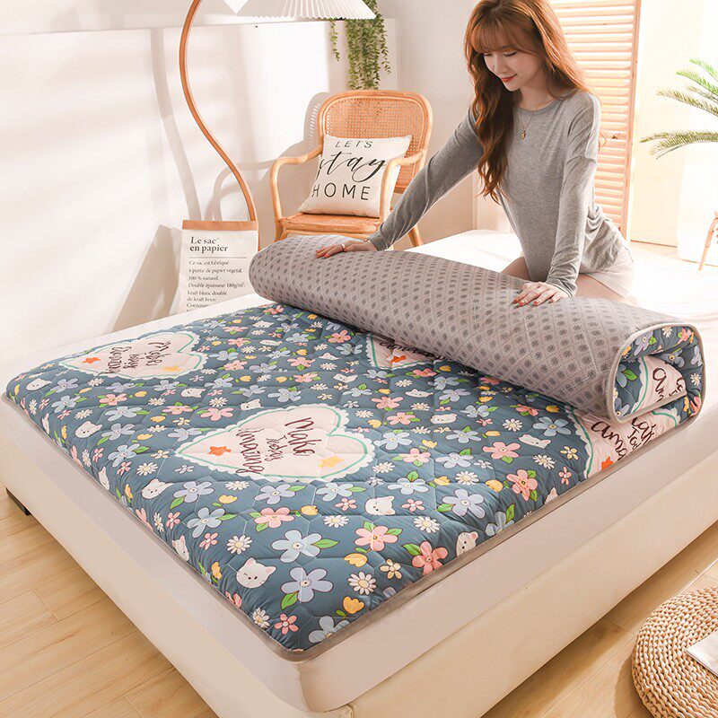 可折叠加厚床垫地垫睡觉打v地铺隔凉儿童游戏垫婴儿爬爬爬行垫无