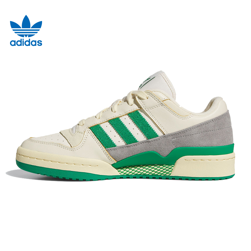 滔搏adidas阿迪达斯三叶草男女FORUM CLORI篮球风休闲鞋JI3272