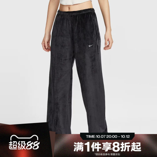滔搏NIKE耐克女子针织直筒运动休闲长裤卫裤HJ0923-010