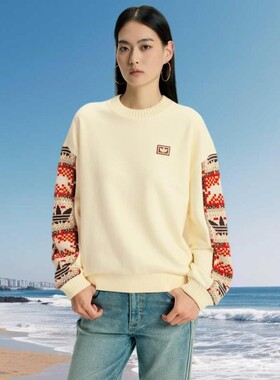 马年系列|滔搏adidas阿迪达斯三叶草女子运动休闲宽松卫衣IA8930