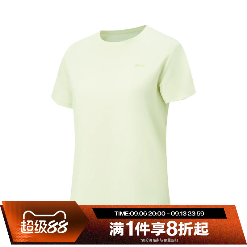 滔搏LI-NING李宁女子运动休闲舒适短袖T恤ATSW172-6图片