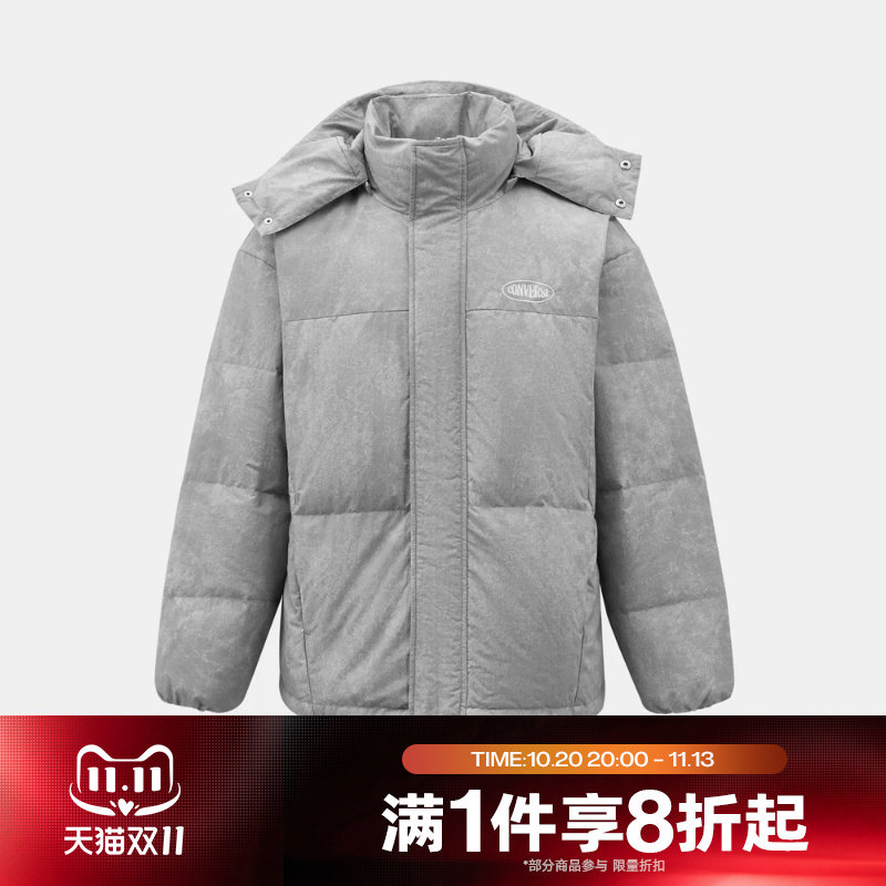 滔搏converse匡威男子运动休闲舒适保暖羽绒服UCK132-GD9