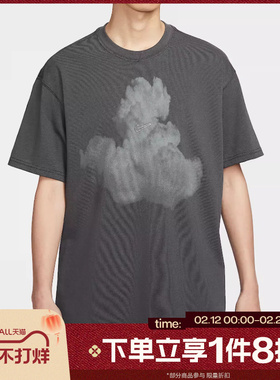 滔搏NIKE耐克男子运动休闲短袖复古印花宽松T恤HJ0779-060