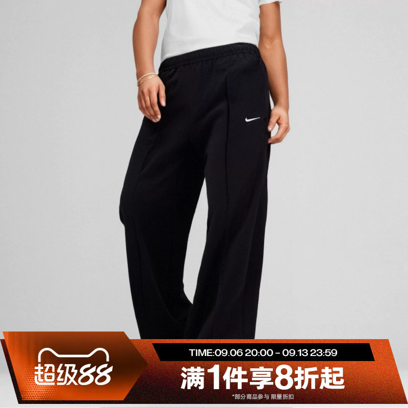 滔搏NIKE耐克女子梭织中腰工装休闲长裤FQ3589-010