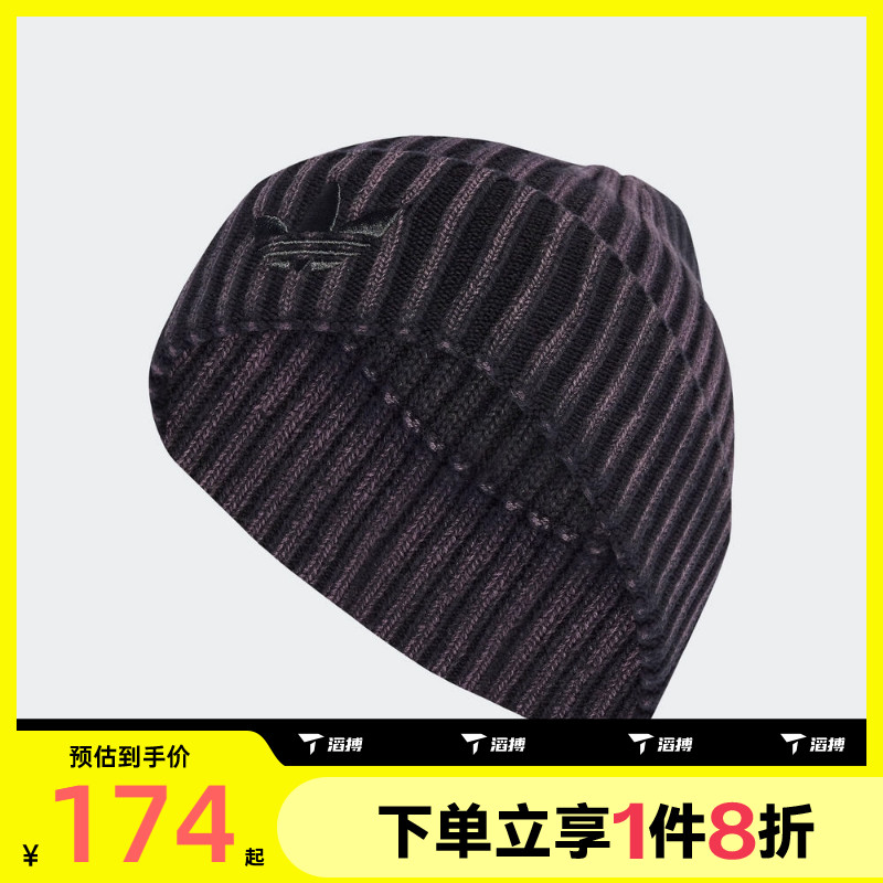 滔搏adidas 阿迪达斯三叶草男女复古刺绣印花运动休闲帽子JZ4931