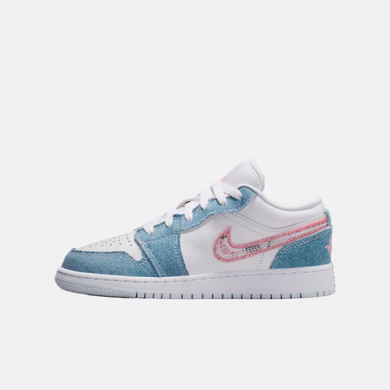 滔搏NIKE耐克大童鞋AIR JORDAN 1 LO运动训练篮球鞋HQ2001-400