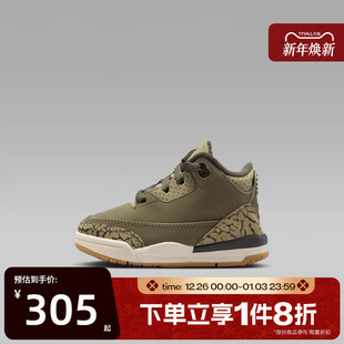 DM0968 复古篮球鞋 202 AJ3爆裂纹复刻运动鞋 滔搏NIKE耐克婴童鞋