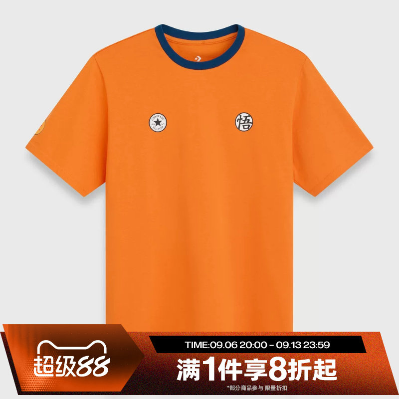 滔搏converse匡威男子Chuck Taylor运动休闲短袖T恤CVM6T639-J6C