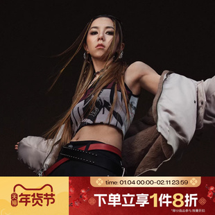 G.E.M.邓紫棋同款|滔搏NIKE耐克女子时尚单肩运动背心IO3044-133