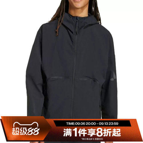 滔搏adidas阿迪达斯男子梭织运动休闲健身夹克外套JM3936