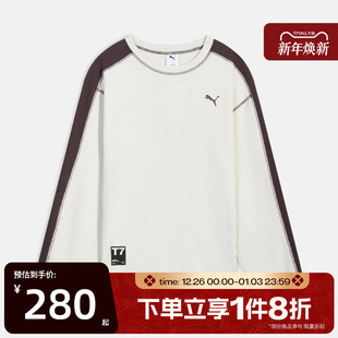 TEE运动休闲长袖 滔搏puma彪马男子 Waffle T恤63743687