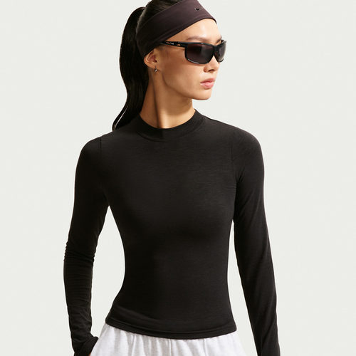 滔搏NIKE耐克女子AS NSCHILL KNT LS TOP运动长袖T恤IO2724-010