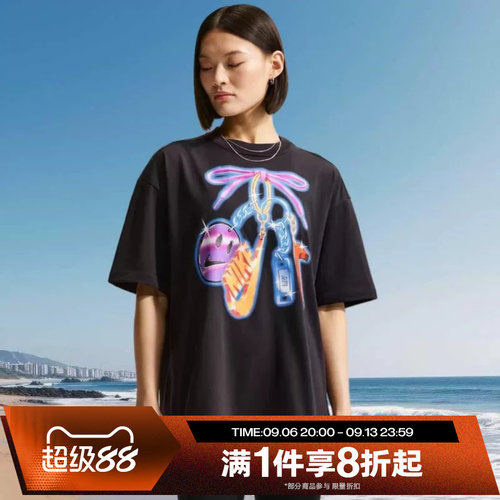 滔搏NIKE耐克女子时尚潮流运动休闲舒适短袖T恤IR7849-010