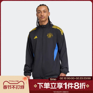 滔搏adidas阿迪达斯男子梭织运动健身修身夹克外套JP3134