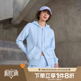 滔搏NIKE耐克女子针织夹克外套连帽衫运动健身卫衣HJ0996-441