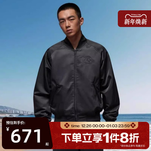 滔搏NIKE耐克男子梭织夹克拉链开衫 060 棒球领运动上衣外套HV3456