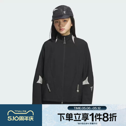 滔搏adidas阿迪达斯女子FUSTL W WV JKT4夹克外套KC2710