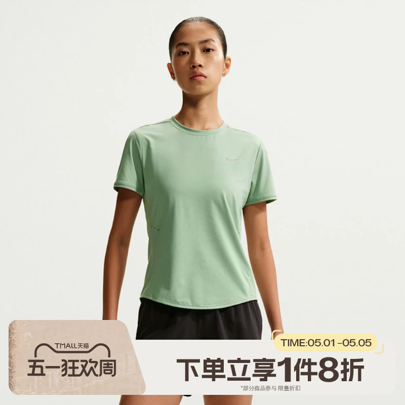 滔搏NIKE耐克女子跑步上衣运动休闲短袖T恤HM9699-006