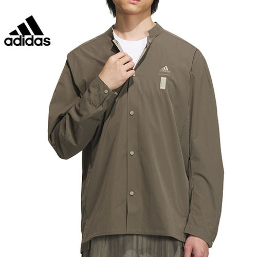 滔搏adidas阿迪达斯男子武极系列长袖运动休闲衬衫IW1511