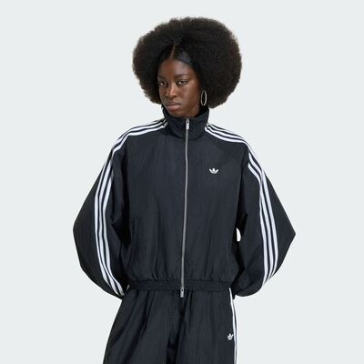 滔搏adidas阿迪达斯三叶草女子运动休闲舒适健身夹克外套KY5045