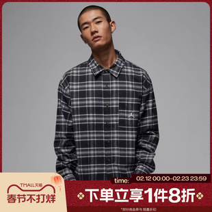 滔搏NIKE耐克男子运动休闲长袖衬衫翻领夹克外套IF1858-010