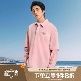 滔搏adidas阿迪达斯三叶草男子运动休闲宽松长袖 T恤KR5054