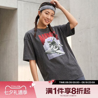 滔搏NIKE耐克女子宽松运动休闲短袖T恤针织衫IR7588-060