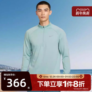 滔搏NIKE耐克男子跑步健身紧身半拉链长袖 017 运动休闲T恤HV2708