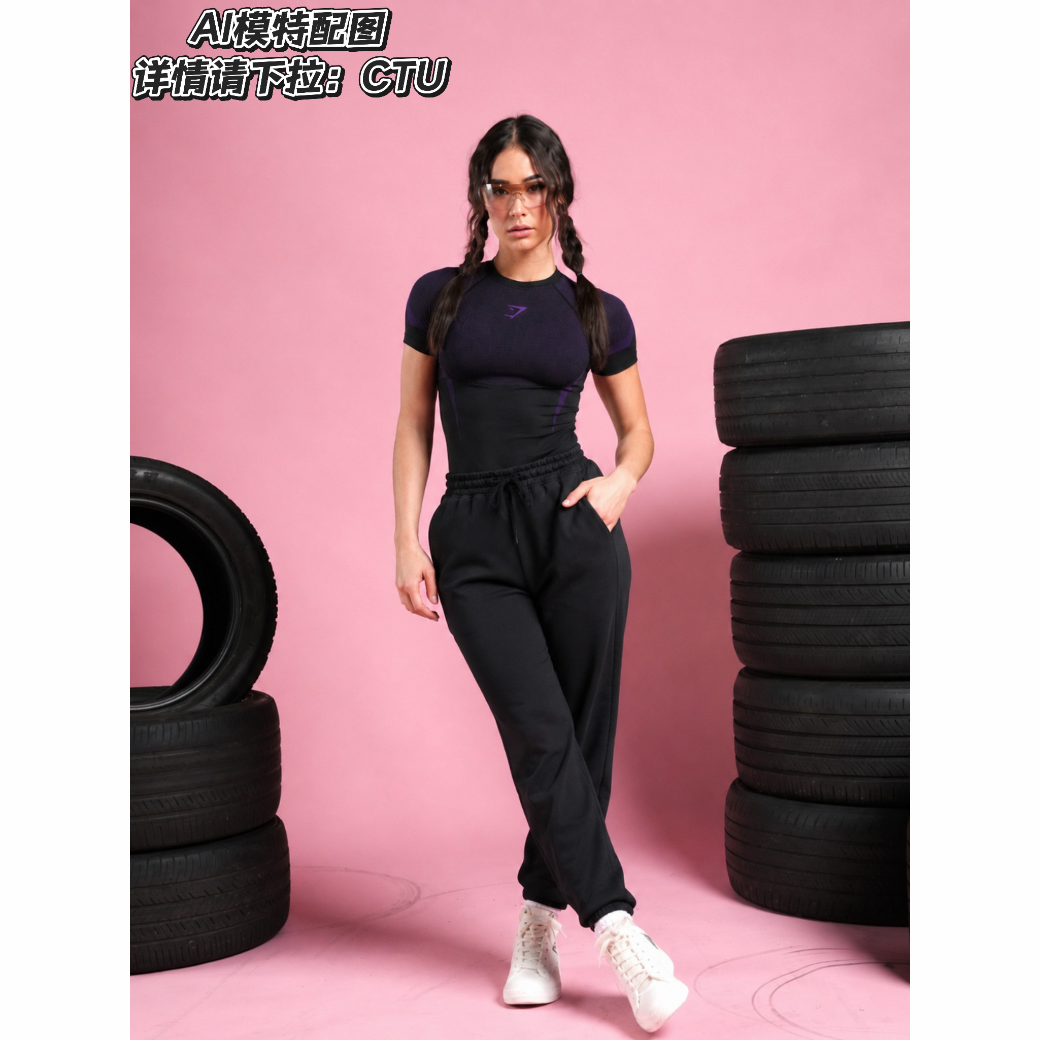 gymshark高克重显身材健身背心图片