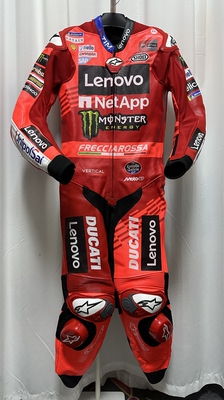 量身定制马奎斯同款MotoGP连体皮衣摩托车机车杜卡迪厂队赛车服